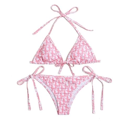 dior powder pink|pink dior bathing suit.